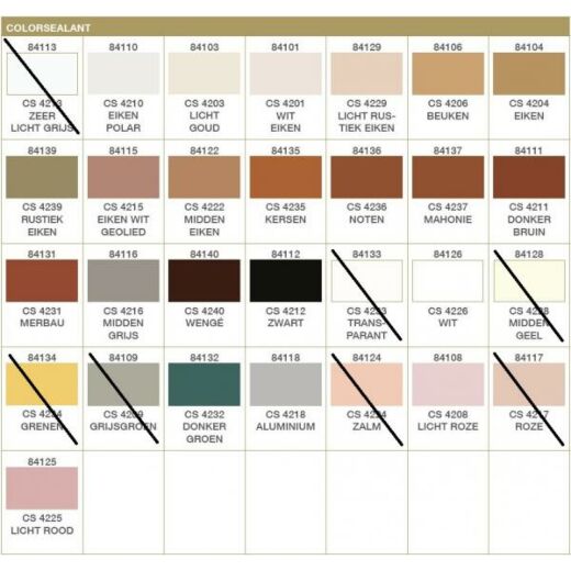 je bent maat heel ColorSealant | acrylkit op waterbasis | Allesvoorparket.nl