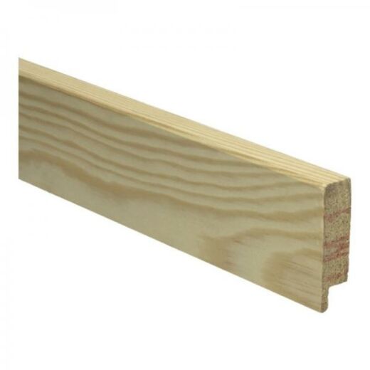 Stiptheid zaterdag Schrikken Rechte plint massief hout 54x15mm grenen onbewerkt | Allesvoorparket