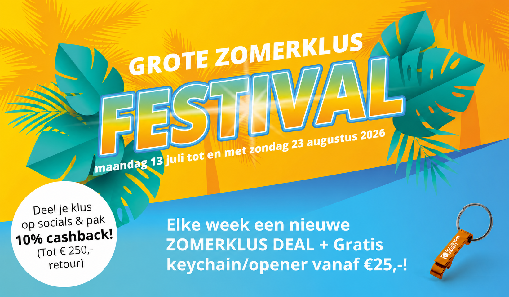 Het Grote Zomerklus Festival van Allesvoorparket