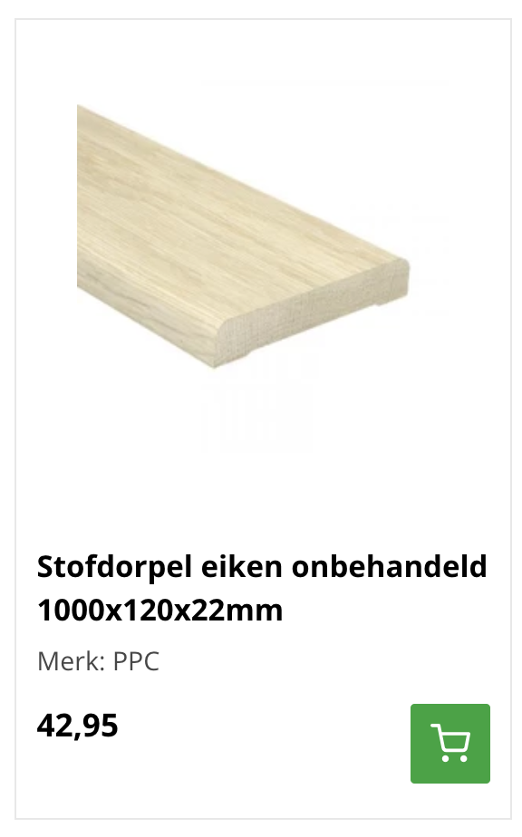 houten dorpel