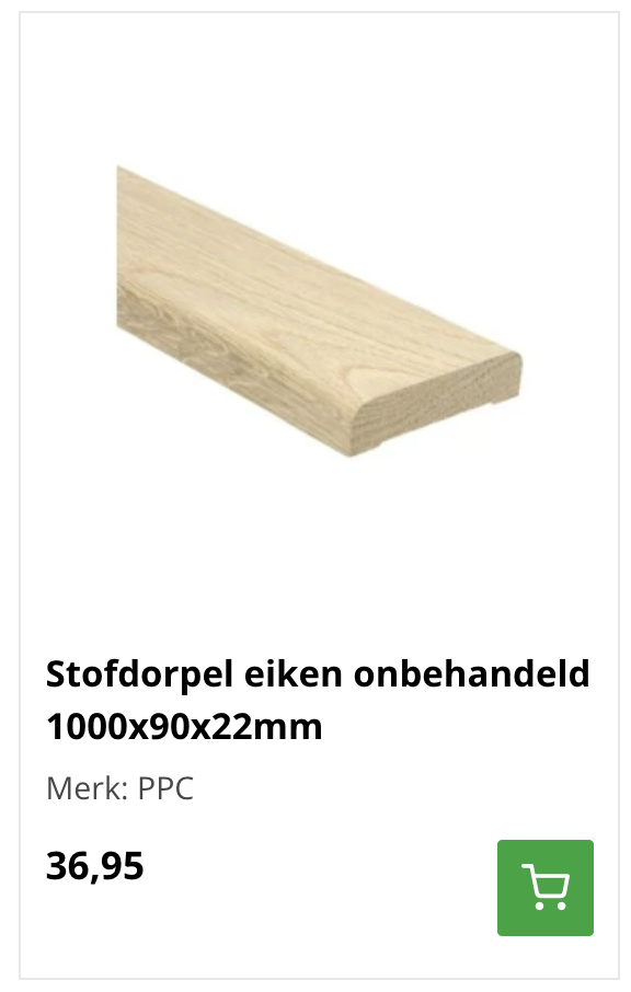 houten dorpel