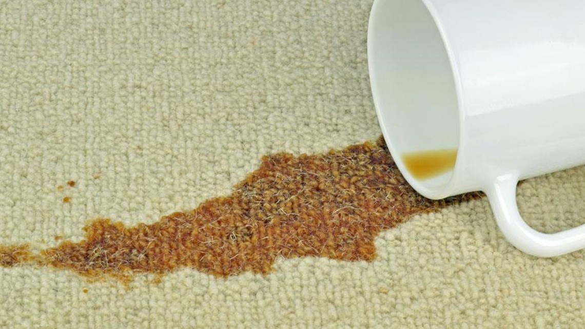 koffievlek tapijt